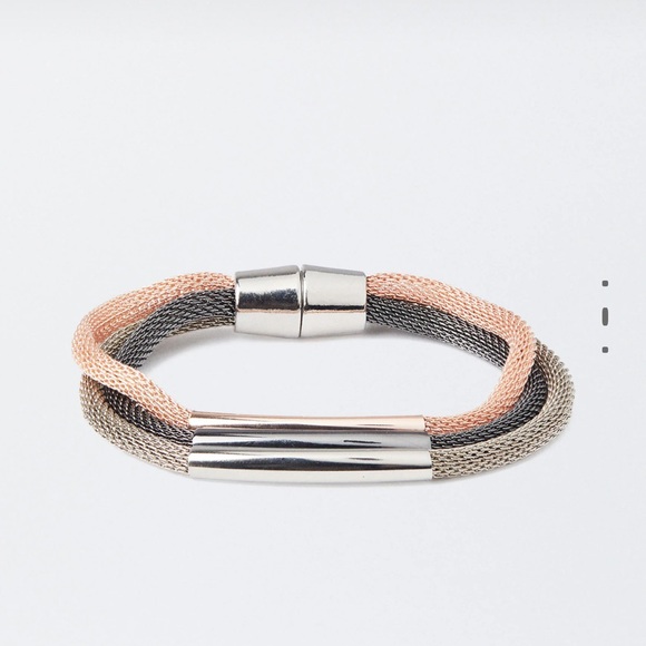 Parfois Jewelry - 3 Tone Mesh Bracelet from Spain